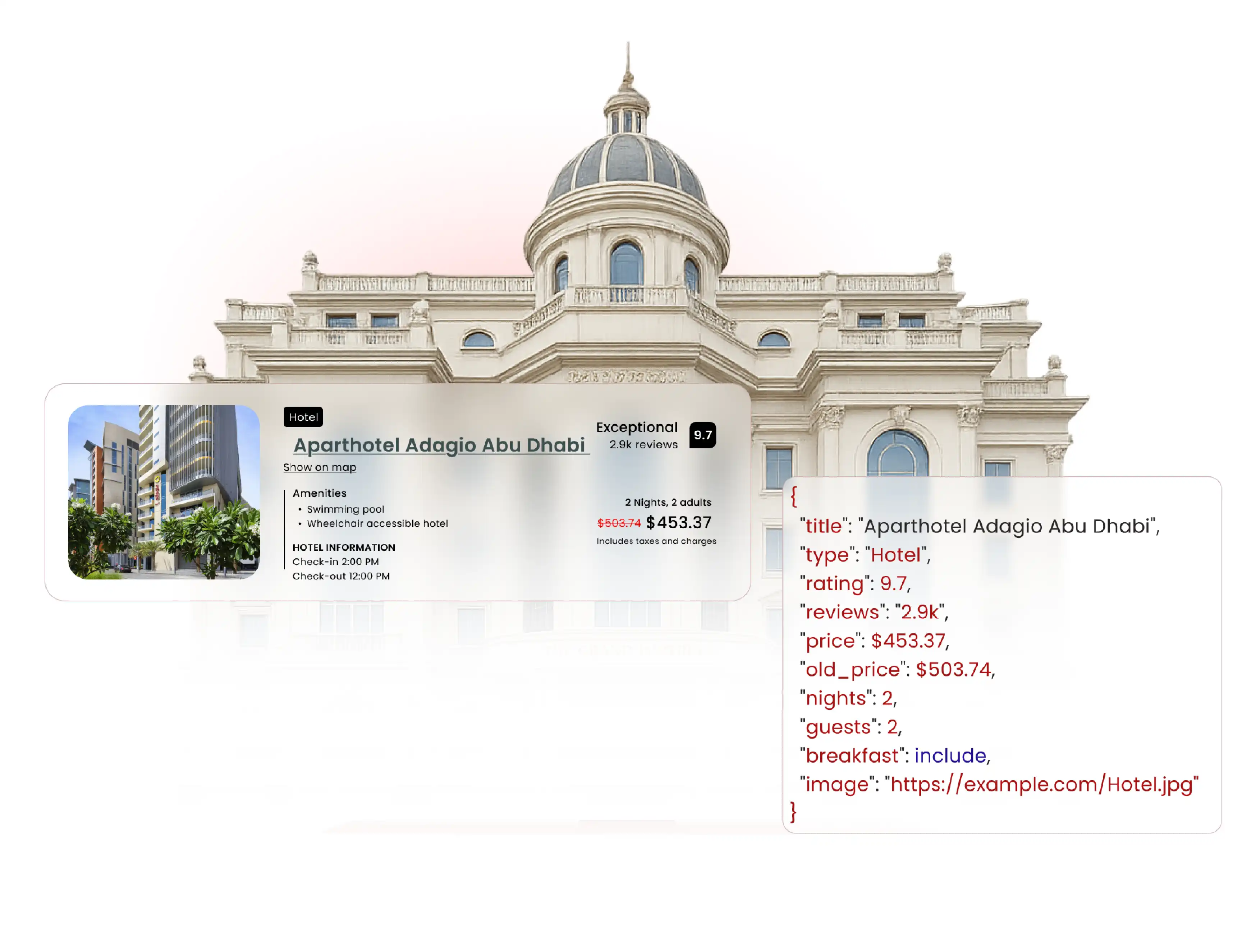 Extract API for Accor Hotel Chains UAE